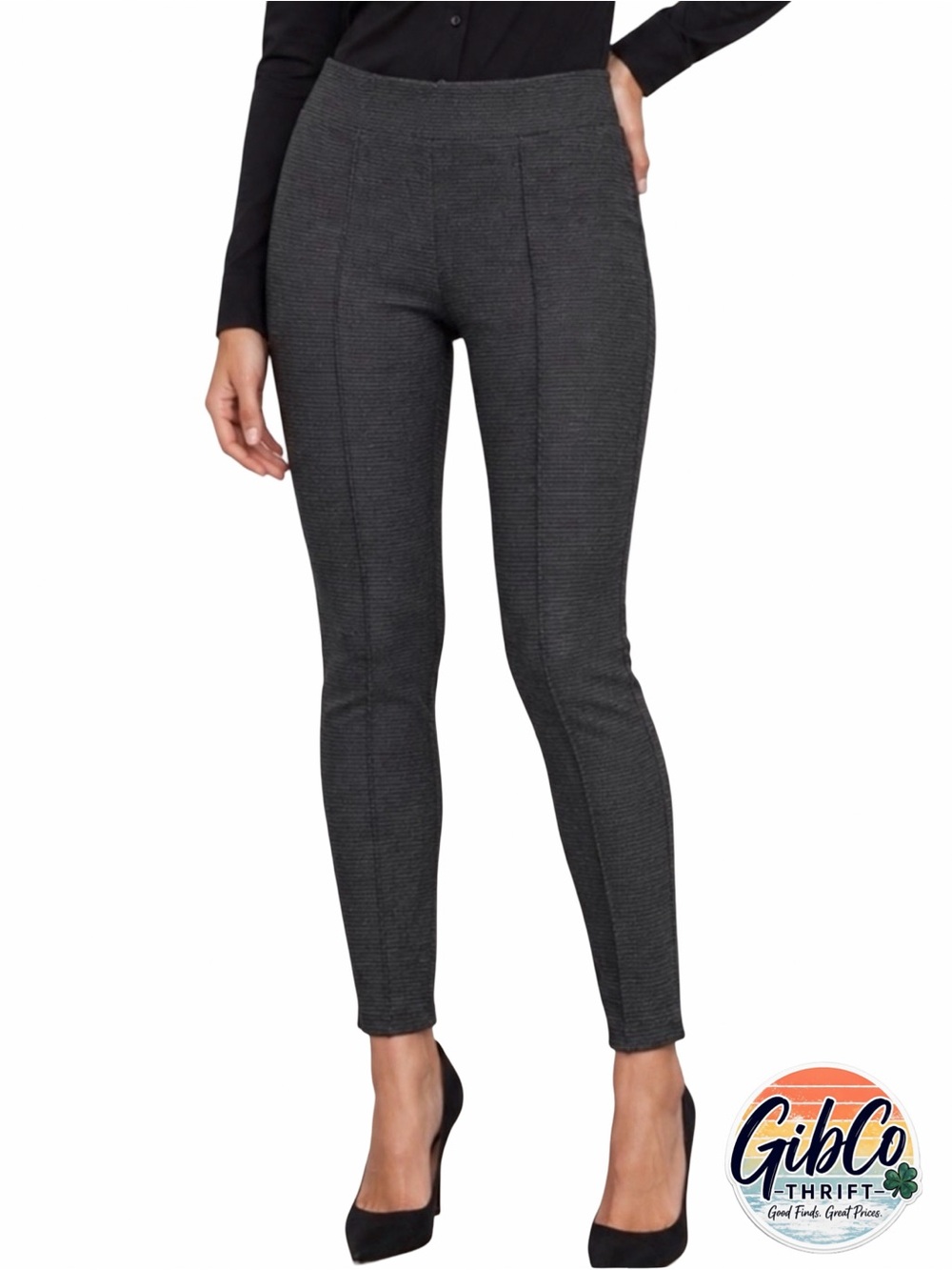 Nine West | Size Medium | High Rise Ankle Sculpting Leggings | Charcoal